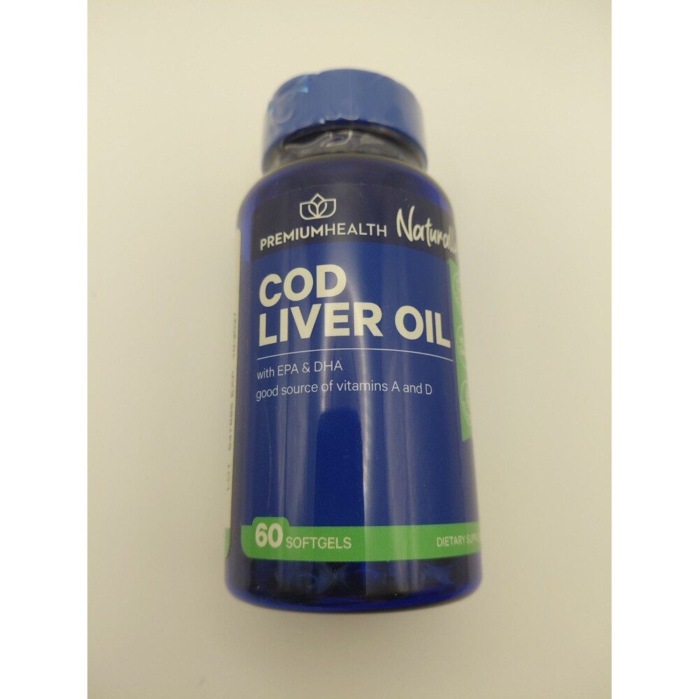 PREMIUMHEALTH Cod Liver Oil with EPA, DHA Vitamin D3 Immune & Heart Support